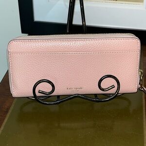 Kate Spade Blush Pink Leather Wallet ECU